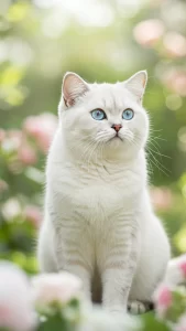 خلفيات قطط بريطاني بيضاء