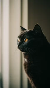 خلفيات قطط بريطاني سوداء فاخرة