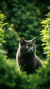 خلفيات قطط بريطاني سوداء فاخرة