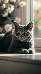 خلفيات قطط بريطاني سوداء فاخرة