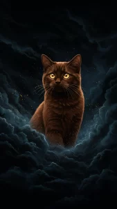 خلفيات قطط بنية الانستا