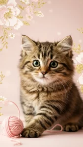 خلفيات قطط بنية للبنات