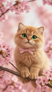 خلفيات قطط بنية للبنات