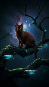 خلفيات قطط بنية للواتساب