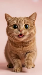 خلفيات قطط بنية مضحكة