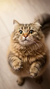 خلفيات قطط بنية مضحكة