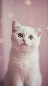 خلفيات قطط بيضاء ناعمة