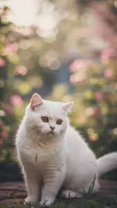 خلفيات قطط بيضاء ناعمة