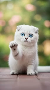 خلفيات قطط بيضاء ناعمة