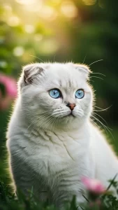 خلفيات قطط بيضاء ناعمة