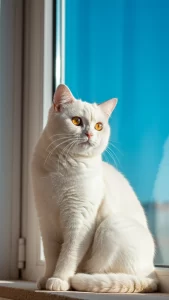 خلفيات قطط بيضاء ناعمة