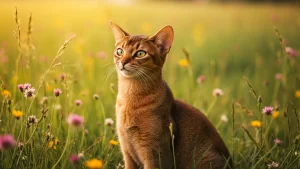 خلفيات قطط حبشية للأطفال