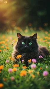 خلفيات قطط رادغول سوداء