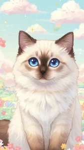 خلفيات قطط راغدول أنمي