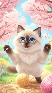 خلفيات قطط راغدول أنمي