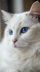 خلفيات قطط راغدول بيضاء أنيقة