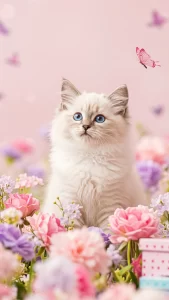 خلفيات قطط راغدول كيوت للبنات