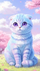 خلفيات قطط سكوتش فولد أنمي