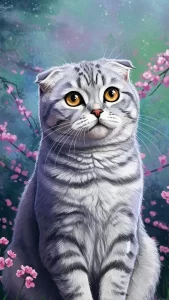 خلفيات قطط سكوتش فولد أنمي