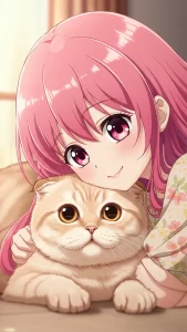 خلفيات قطط سكوتش فولد أنمي