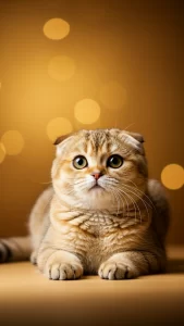 خلفيات قطط سكوتش فولد ذهبية