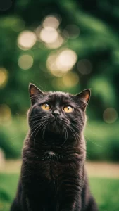 خلفيات قطط سوداء أنيقة 