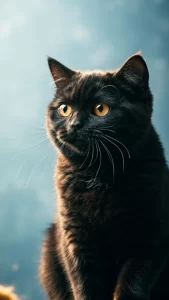 خلفيات قطط سوداء أنيقة 