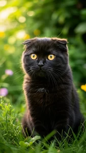 خلفيات قطط سوداء أنيقة