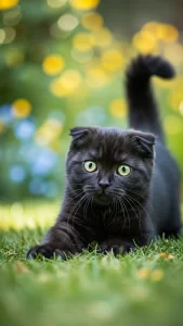 خلفيات قطط سوداء أنيقة