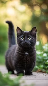 خلفيات قطط سوداء فخمة
