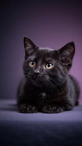 خلفيات قطط سوداء فخمة