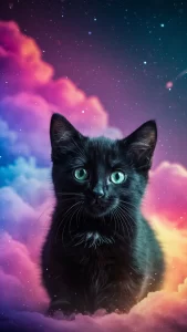 خلفيات قطط سوداء فخمة