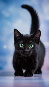 خلفيات قطط سوداء فخمة