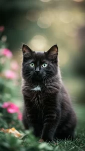 خلفيات قطط سوداء كيوت
