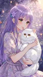 خلفيات قطط شيرازي أنمي