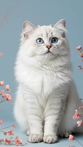 خلفيات قطط شيرازي بيضاء كيوت