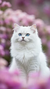 خلفيات قطط شيرازي بيضاء