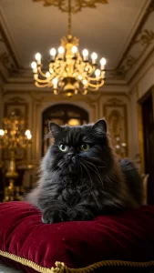 خلفيات قطط شيرازي سوداء فخمة