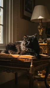 خلفيات قطط شيرازي سوداء فخمة