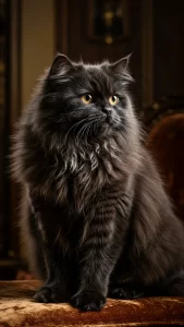 خلفيات قطط شيرازي سوداء