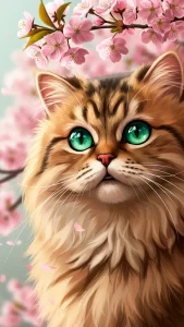 خلفيات قطط شيرازي كرتونية