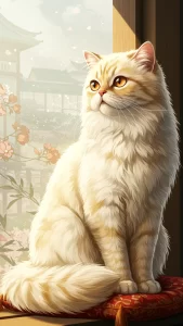 خلفيات قطط شيرازي كرتونية