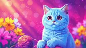 خلفيات قطط كرتونية الآيباد