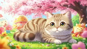 خلفيات قطط كرتونية الآيباد