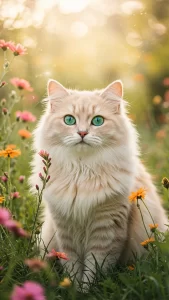 خلفيات قطط كريمي بتصوير احترافي HD