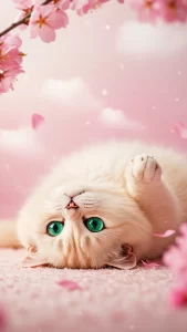 خلفيات قطط كريمي كيوت