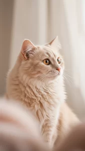 خلفيات قطط كريمي للآيفون