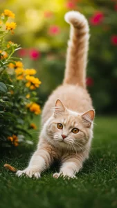 خلفيات قطط كريمي للأندرويد