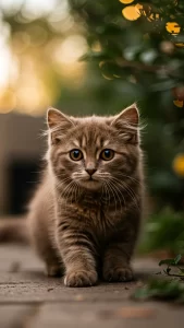 خلفيات قطط كيوت بنية