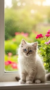 خلفيات قطط كيوت صغيرة راغدول